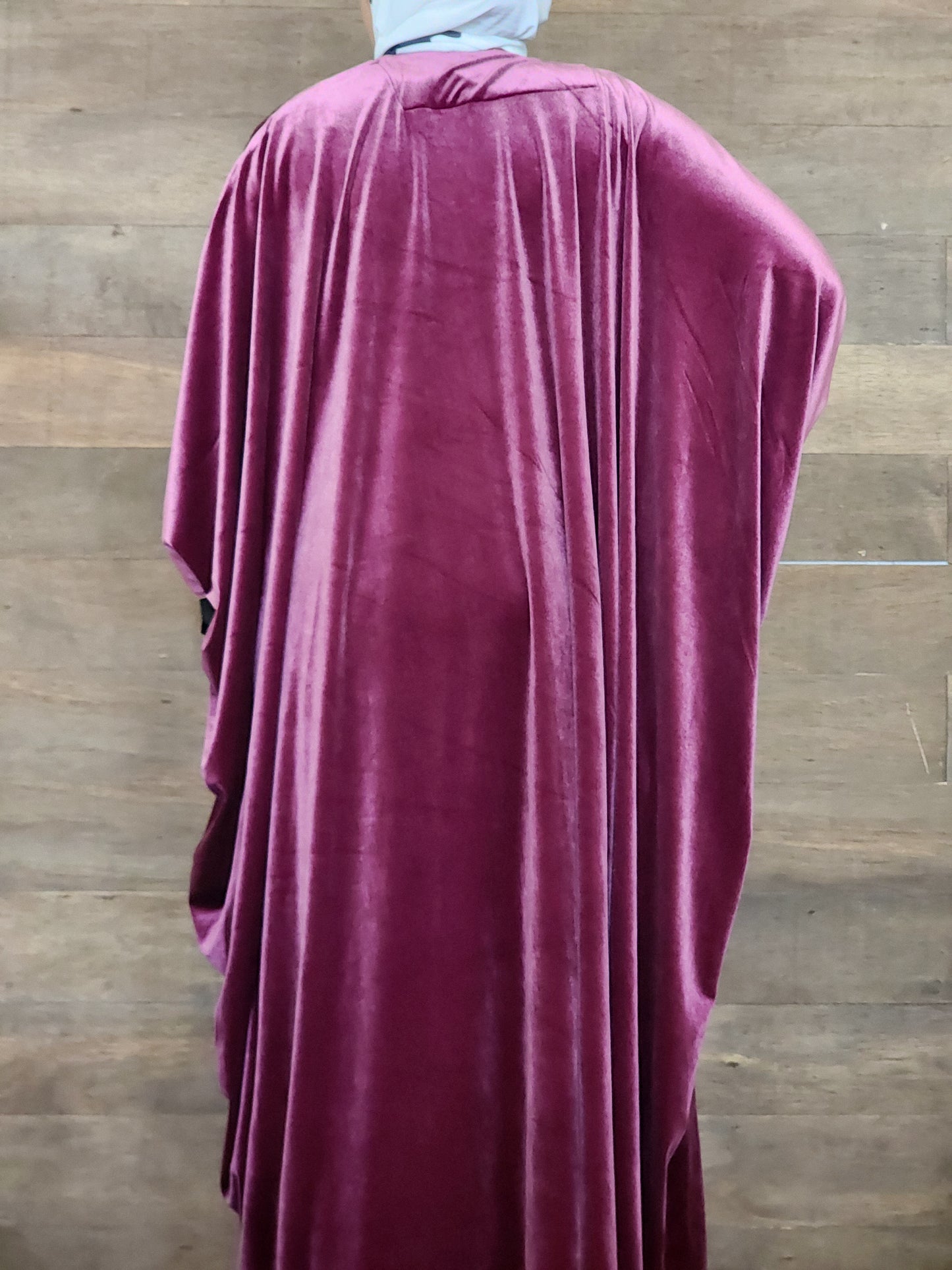 Velvet Bisht - Plum