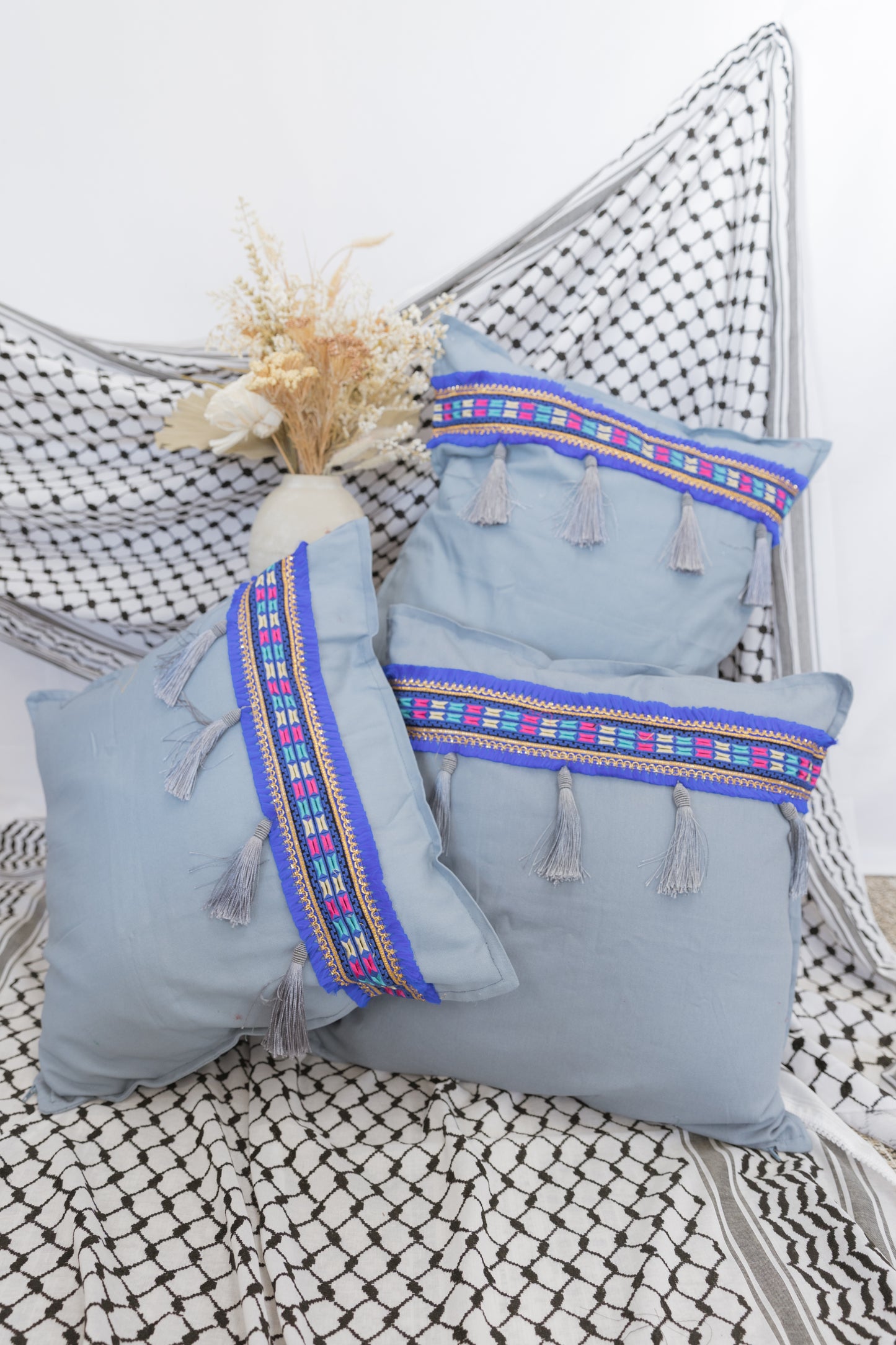 Tatreez Decorative Pillow Cover