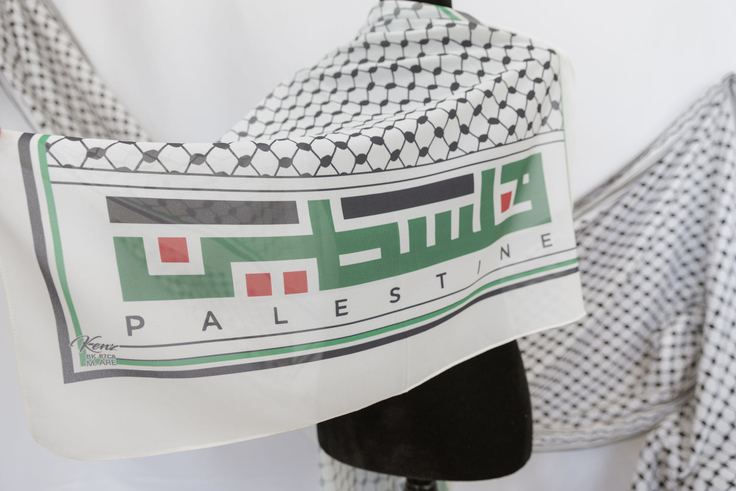 Palestine & Keffiyeh Chiffon Scarf