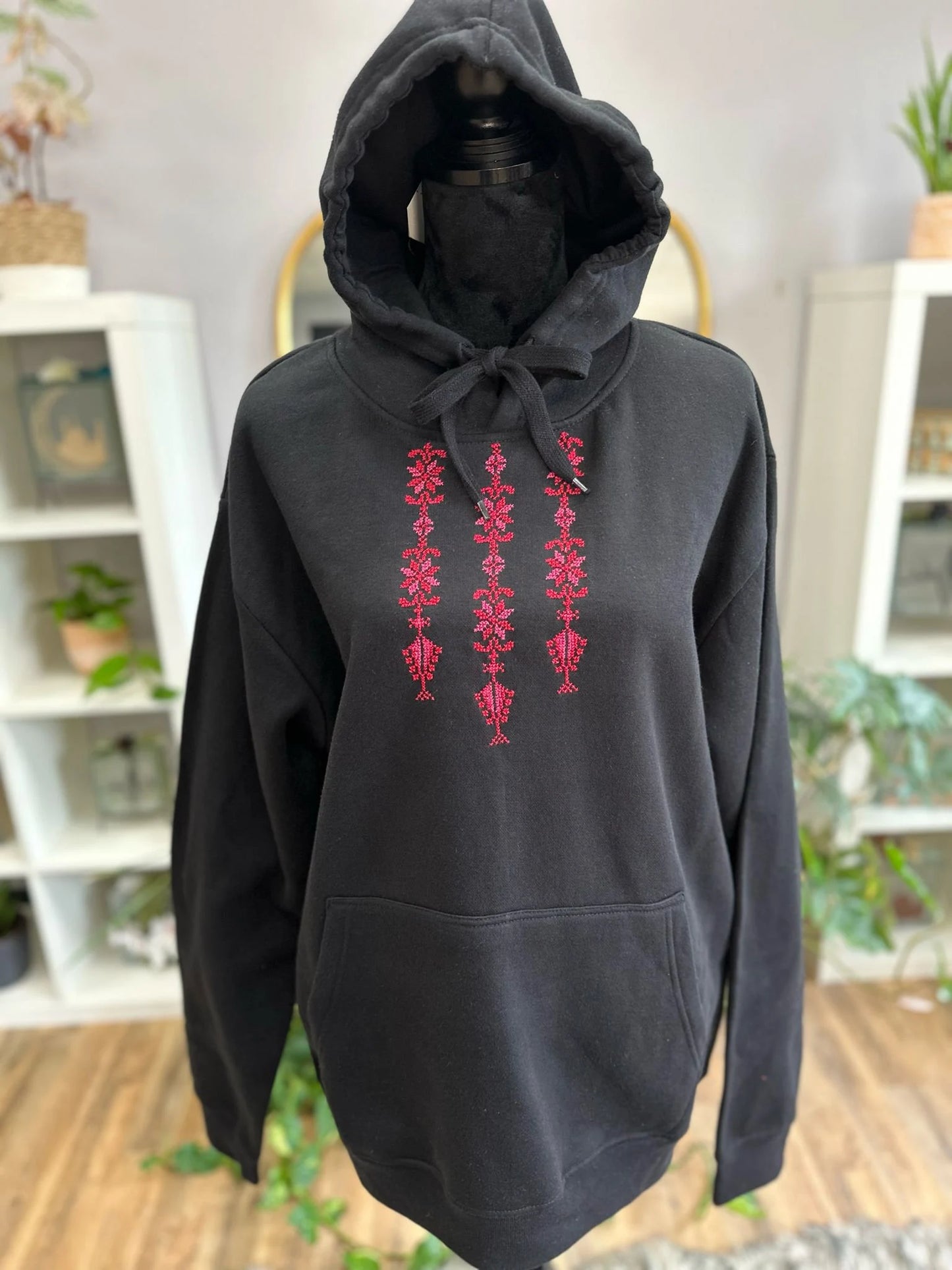 Palestine Hoodie with Tatreez Design