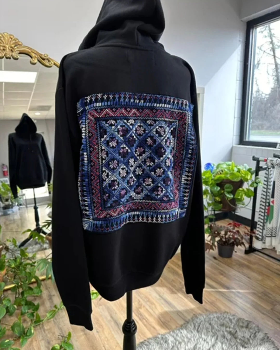 Palestine Hoodie with Tatreez Design