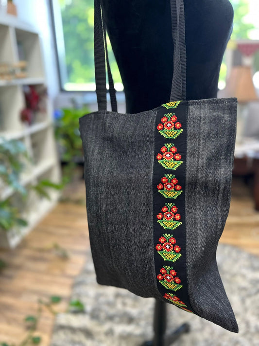 Unique Tatreez Tote Bag